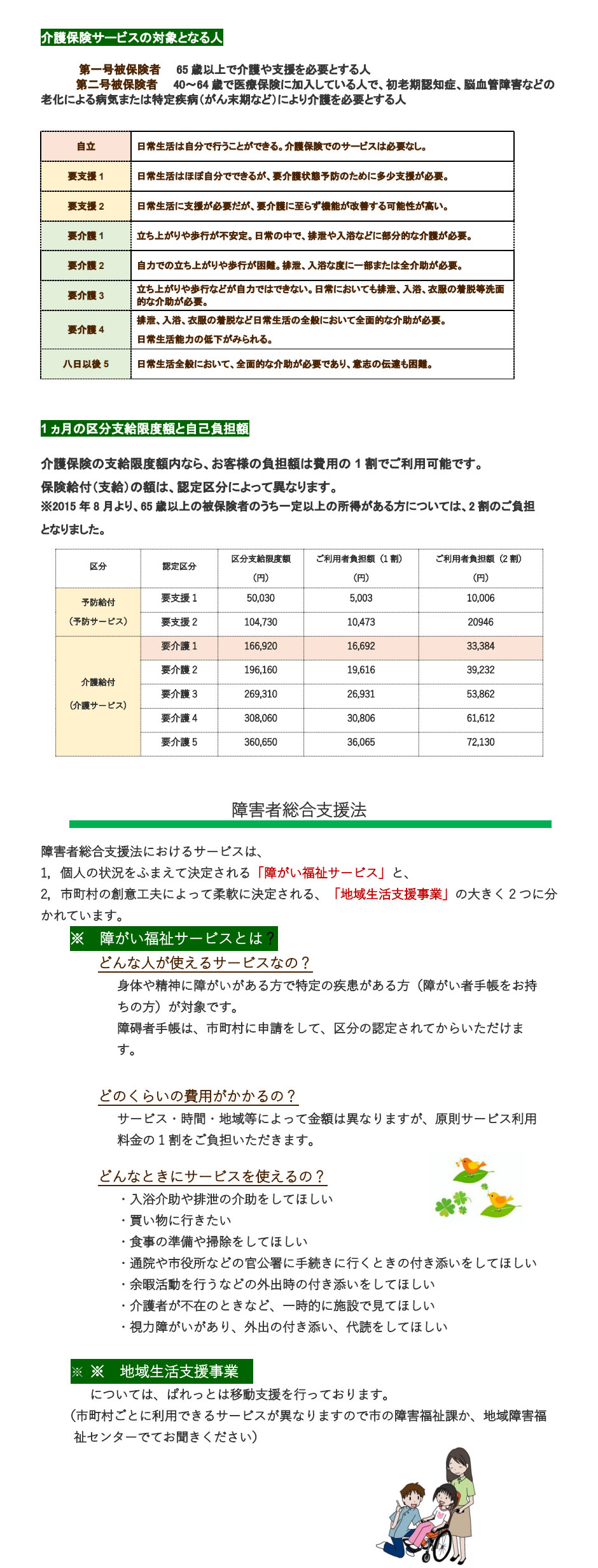ぱれっとの取り組み